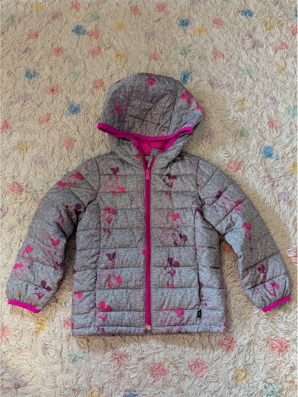 Baby Gap Disney Toddler 5T Girl's Minnie Mouse Puffer Jacket Water Resistant